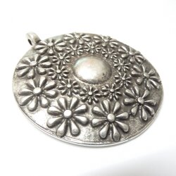 Flower round Pendant