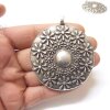 Flower round Pendant