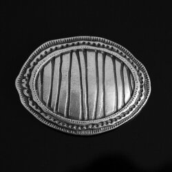 oval Fantasy, Antique silver