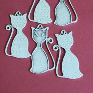 Katze Anhnger 7,5 cm