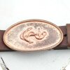 Anchor Belt Buckle, 11,1x6,0 cm, Vintage Copper