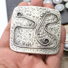 Fantasy Gürtelschnalle, 7x6,5 cm