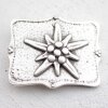 Belt Buckle Noble, Edelweiss, 7,0x5,5 cm