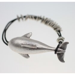 Unisex Lederarmband Delfin