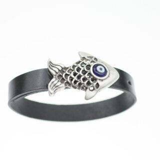 Lederarmband Fisch mit Schtzendem Auge