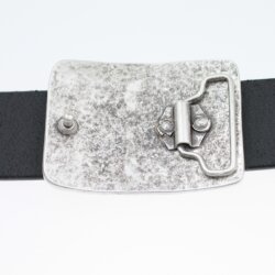 Belt Buckle 8*5,9 cm, Antique Silver
