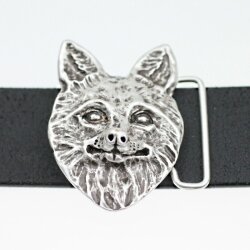 Belt Buckle dog head, 7*5 cm