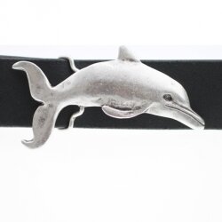 Delfin Gürtelschnalle, 10x4,2 cm