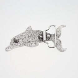 Belt Buckle Dolphin 10x4,2 cm