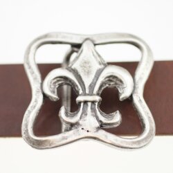 Belt Buckle Fleur-de-Lys, 6,0x6,0 cm