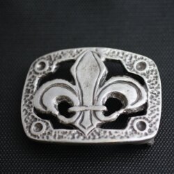 Belt Buckle Fleur-de-Lys, 7,0x5,7 cm