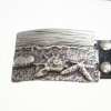 Belt Buckle beach with Starfish, shell, 8,0x5,5 cm