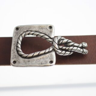Seemannsknoten Grtelschnalle, 9,0x5,6 cm