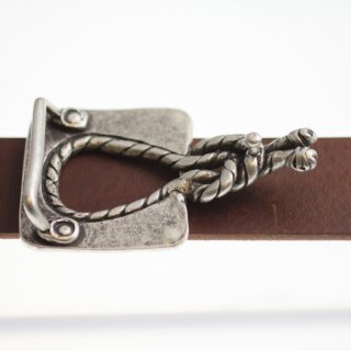 Seemannsknoten Grtelschnalle, 9,0x5,6 cm
