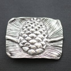 Belt Buckle fir cone, 7,6x5,8 cm