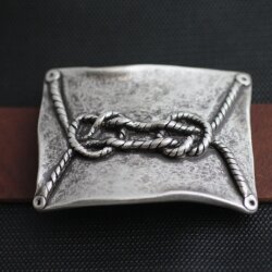 Belt Buckle knot, 7,6x5,8 cm