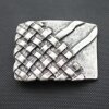 Geflecht Gürtelschnalle, 7,5x5,6 cm