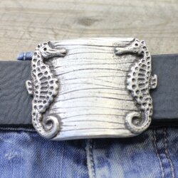 Belt Buckle Seehorse, 7,2x5,8 cm