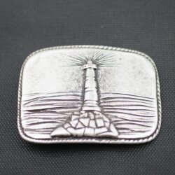 Belt Buckle light house, 8,5x6,5 cm