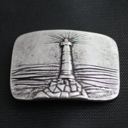 Belt Buckle light house, 7,8x5,8 cm