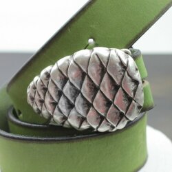 Belt Buckle fir cone, 7,2x5,0 cm