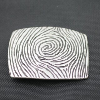 Belt Buckle fingerprint, 7,8x5,5 cm