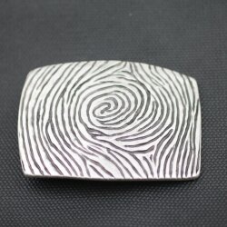 Fingerabdruck Gürtelschnalle, 7,8x5,5 cm