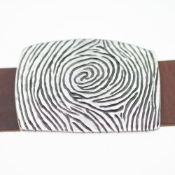 Belt Buckle fingerprint, 7,8x5,5 cm