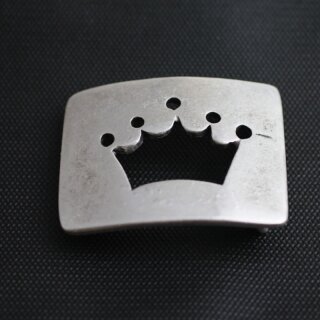 Belt Buckle princess crown, 7,0x5,5 cm