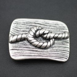 Belt Buckle rope, maritime, 7,7x5,7 cm