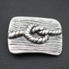 Belt Buckle rope, maritime, 7,7x5,7 cm