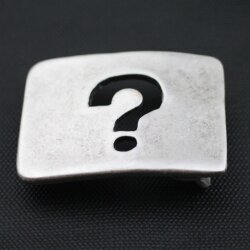 Belt Buckle question mark, 7,4*5,7 cm