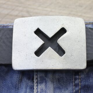 Belt Buckle Cross, maths, 7,4*5,4 cm