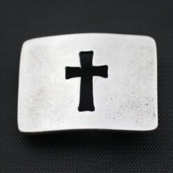 Belt Buckle Cross, Religion, 7,4*5,4 cm