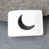 Belt Buckle Halfmoon, 7,3*5,3 cm