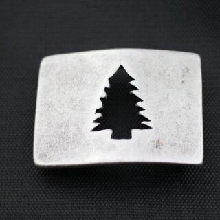 Tannenbaum Gürtelschnalle, 7,5x5,5 cm