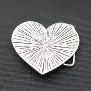 Belt Buckle shining Heart, 7*5,5 cm