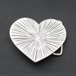 Belt Buckle shining Heart, 7*5,5 cm