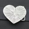 Belt Buckle shining Heart, 7*5,5 cm