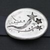 Belt Buckle Flower and Star, 7,7*6 cm