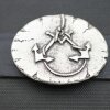 Belt Buckle double anchor, 8*5,8 cm