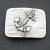 Anchor with rope Belt Buckle, 7,5*5,7 cm