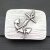 Anchor with rope Belt Buckle, 7,5*5,7 cm