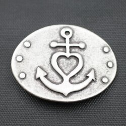 Belt Buckle Love, believe, hope, 7,5*5,5 cm