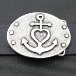 Belt Buckle Love, believe, hope, 7,5*5,5 cm