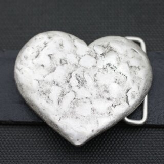 Herz Grtelschnalle, 7 ,0x6,0 cm