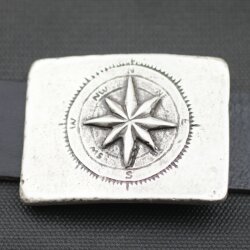 Compass Belt Buckle 6,9x5,5 cm