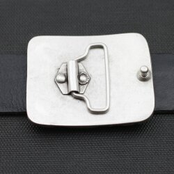 Belt Buckle square, labyrinth, 7,8x5,8 cm