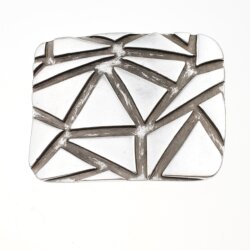 Belt Buckle square, labyrinth, 7,8x5,8 cm