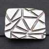 Belt Buckle square, labyrinth, 7,8x5,8 cm